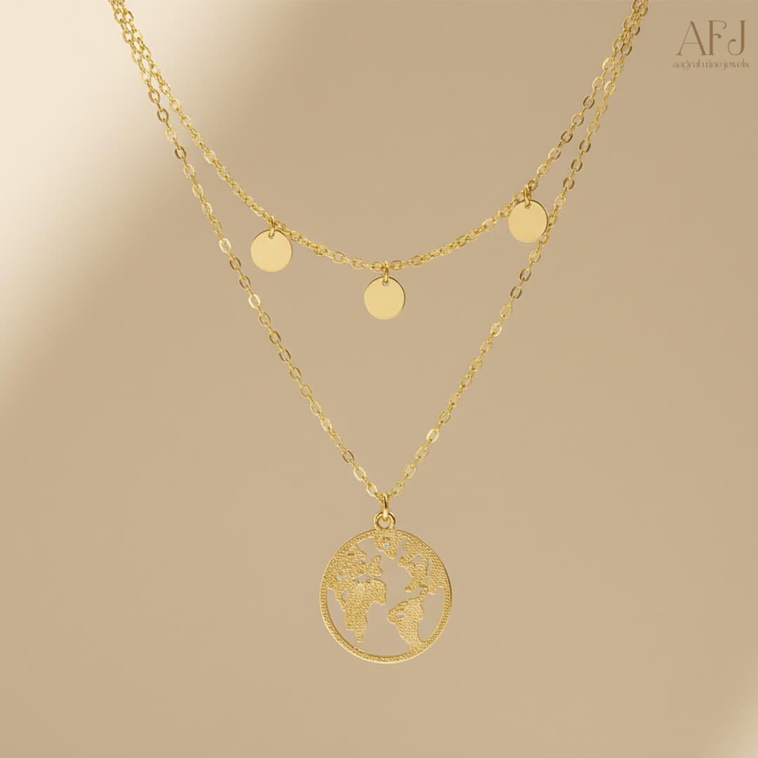 The Exquisite Gold-Plated Multi-Strand Necklace