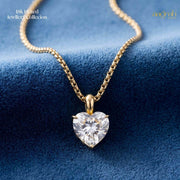 The Eternal Heart Solitaire Necklace