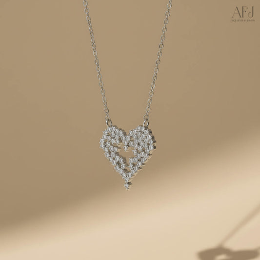 The Celestial Heart Pendant Necklace