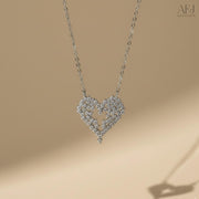 The Celestial Heart Pendant Necklace
