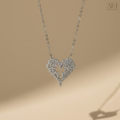 The Celestial Heart Pendant Necklace