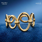 The Infinity Wave Adjustable Ring