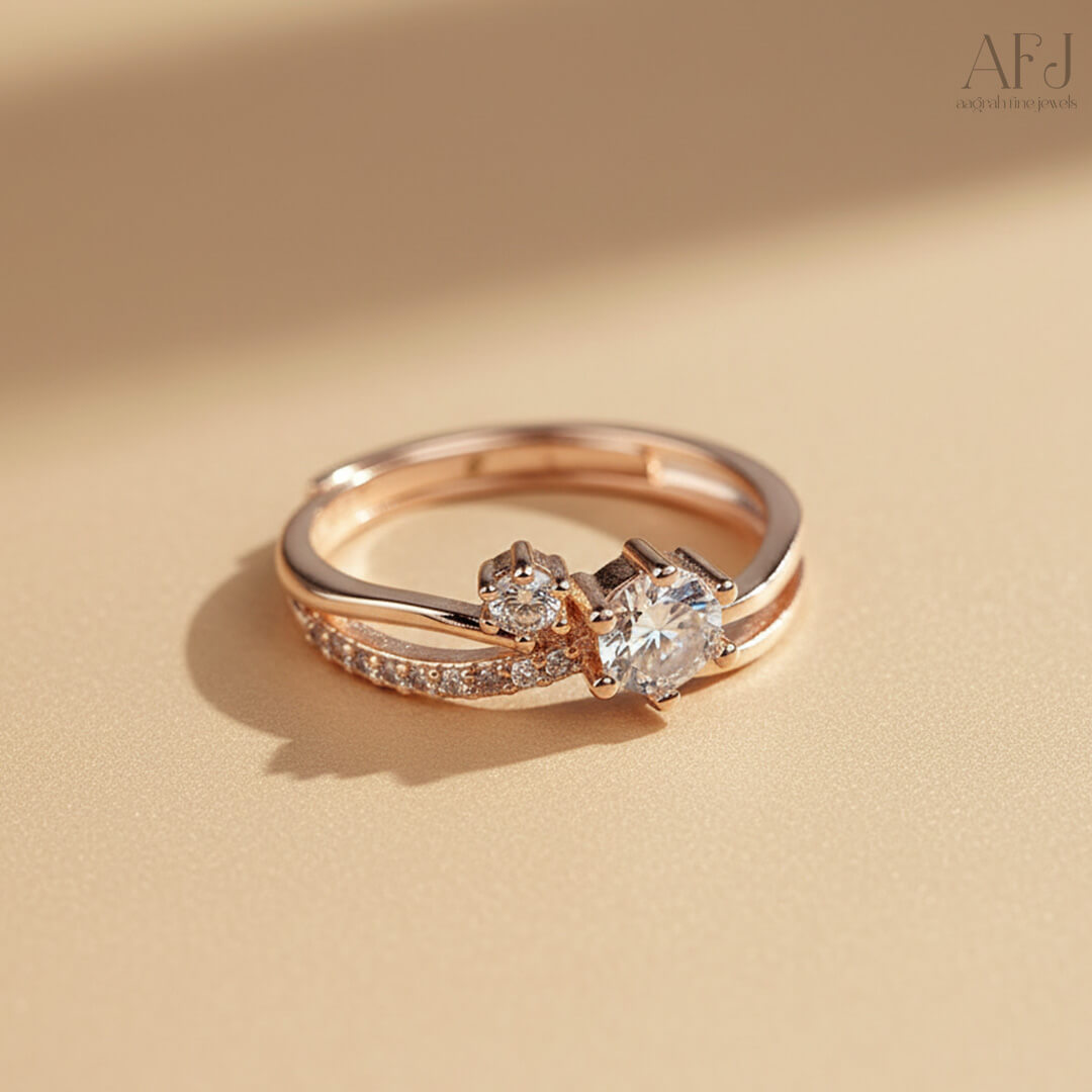 Rose Bloom Korean Ring