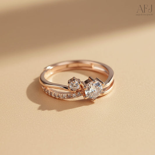 Rose Bloom Korean Ring