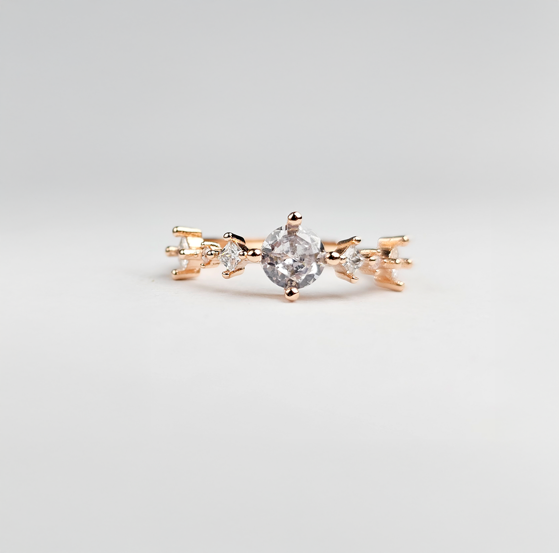 Blush Bloom Korean Ring - Aagrah Jewels™