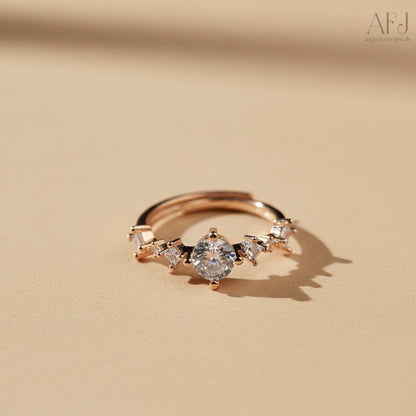 Blush Bloom Korean Ring
