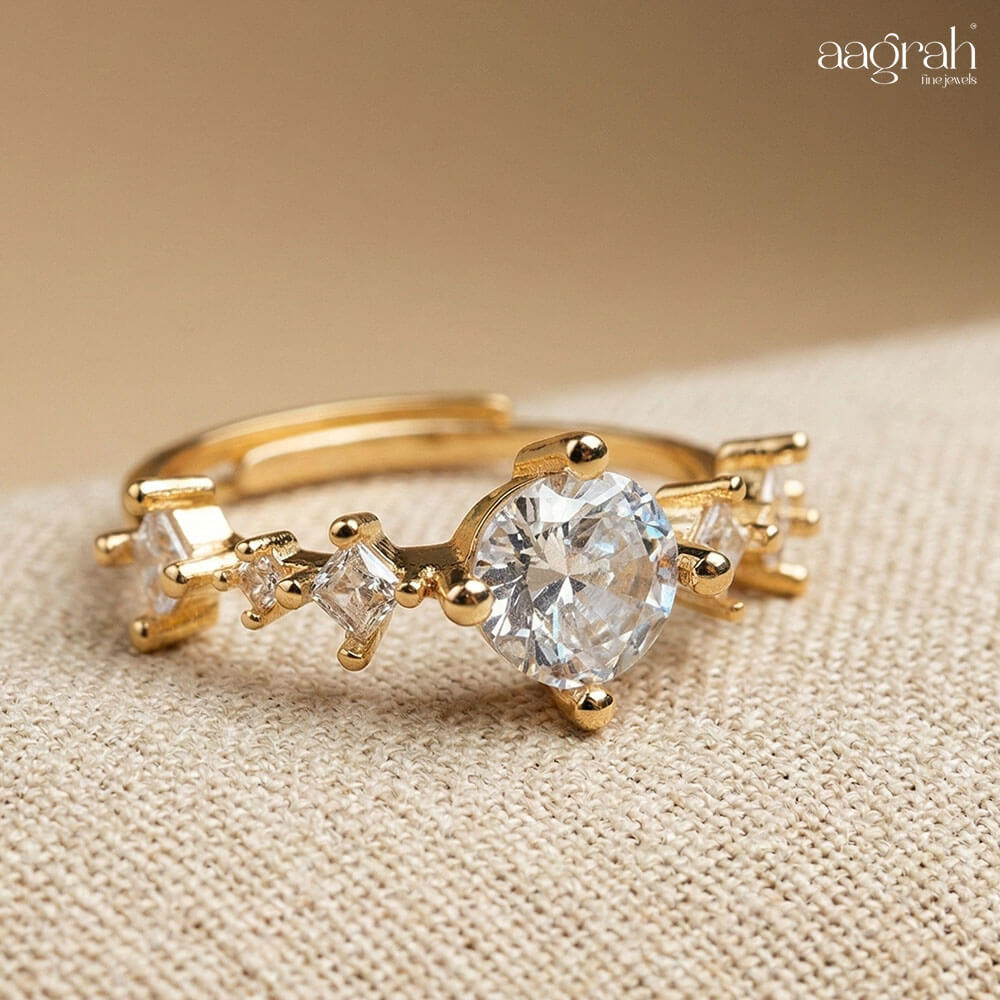 Blush Bloom Korean Ring