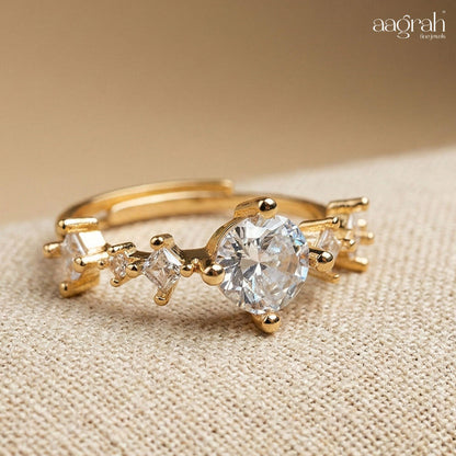 Blush Bloom Korean Ring