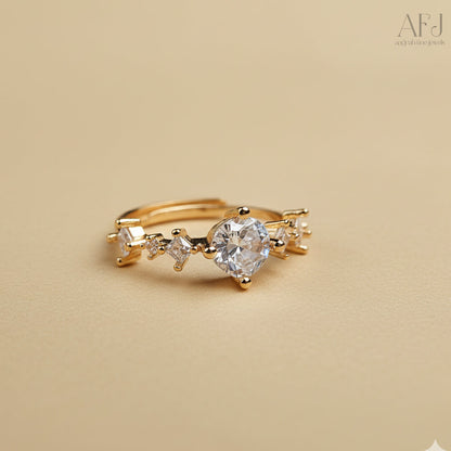 Blush Bloom Korean Ring