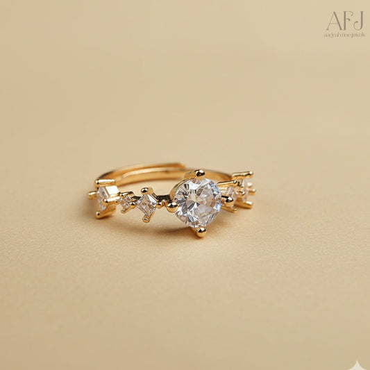 Blush Bloom Korean Ring