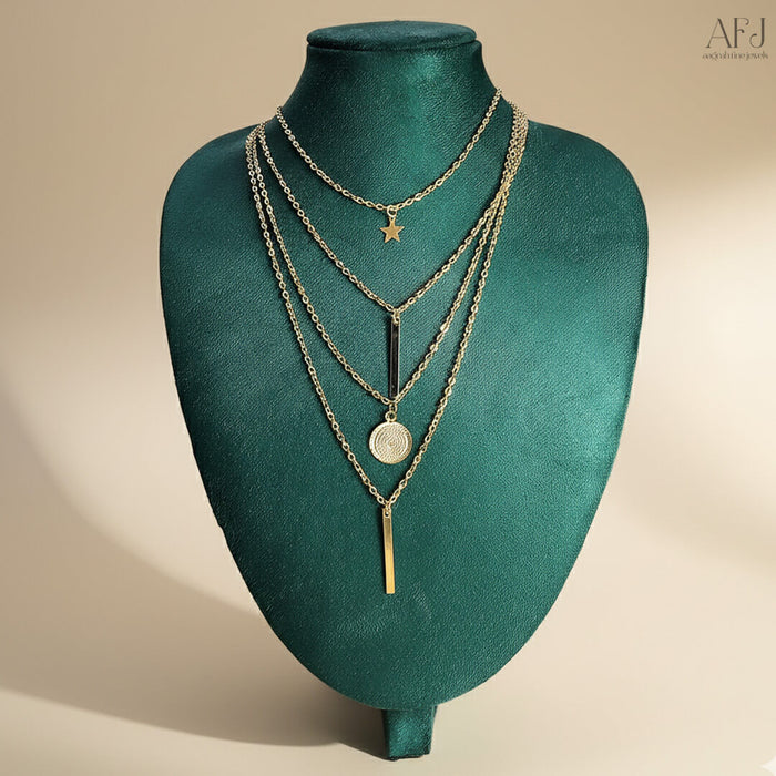 The Luxe Layered Necklace Combo