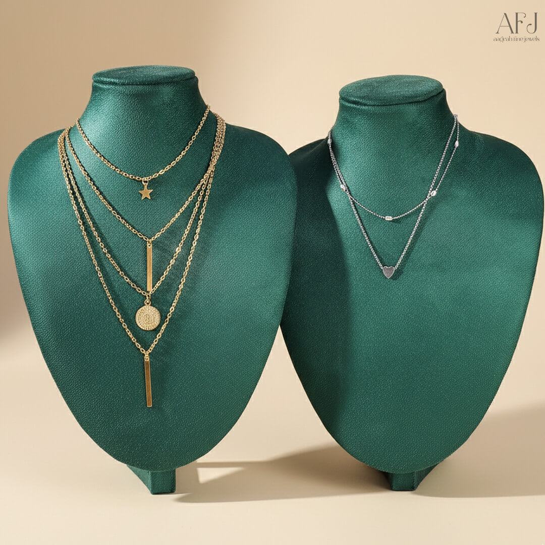 The Luxe Layered Necklace Combo