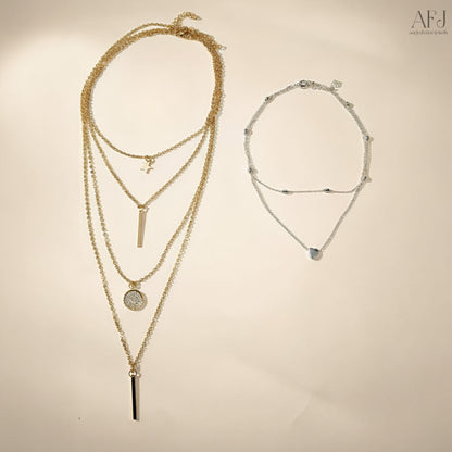 The Luxe Layered Necklace Combo