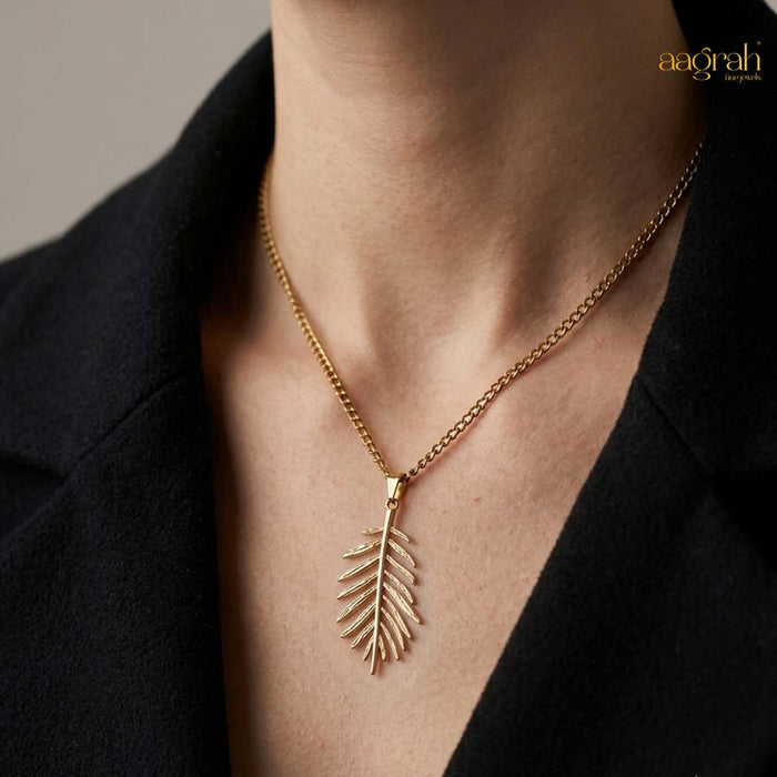 The Golden Fern Necklace