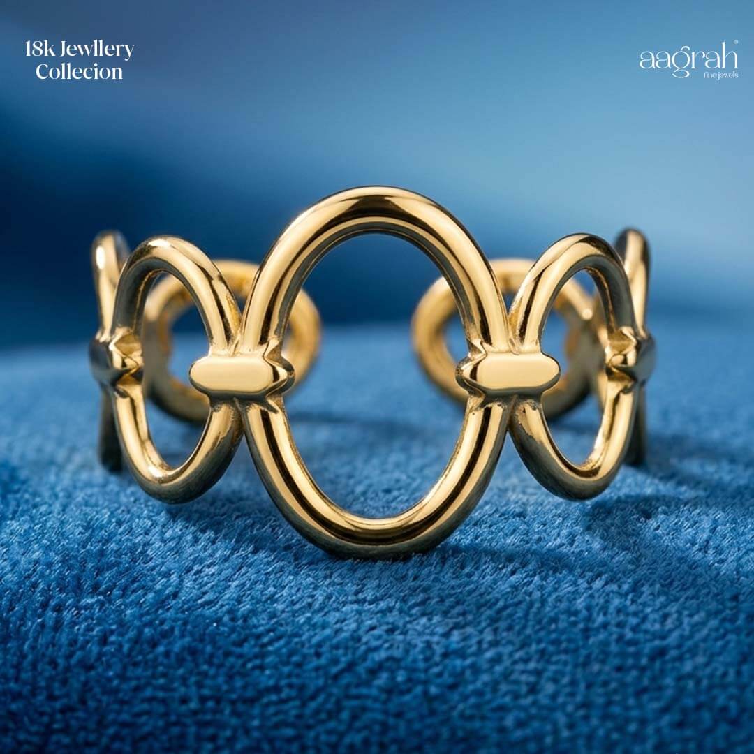 The Infinity Wave Adjustable Ring