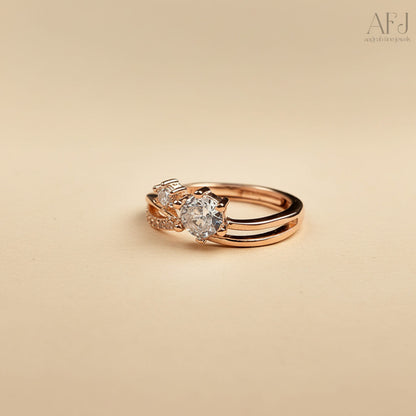 Rose Bloom Korean Ring