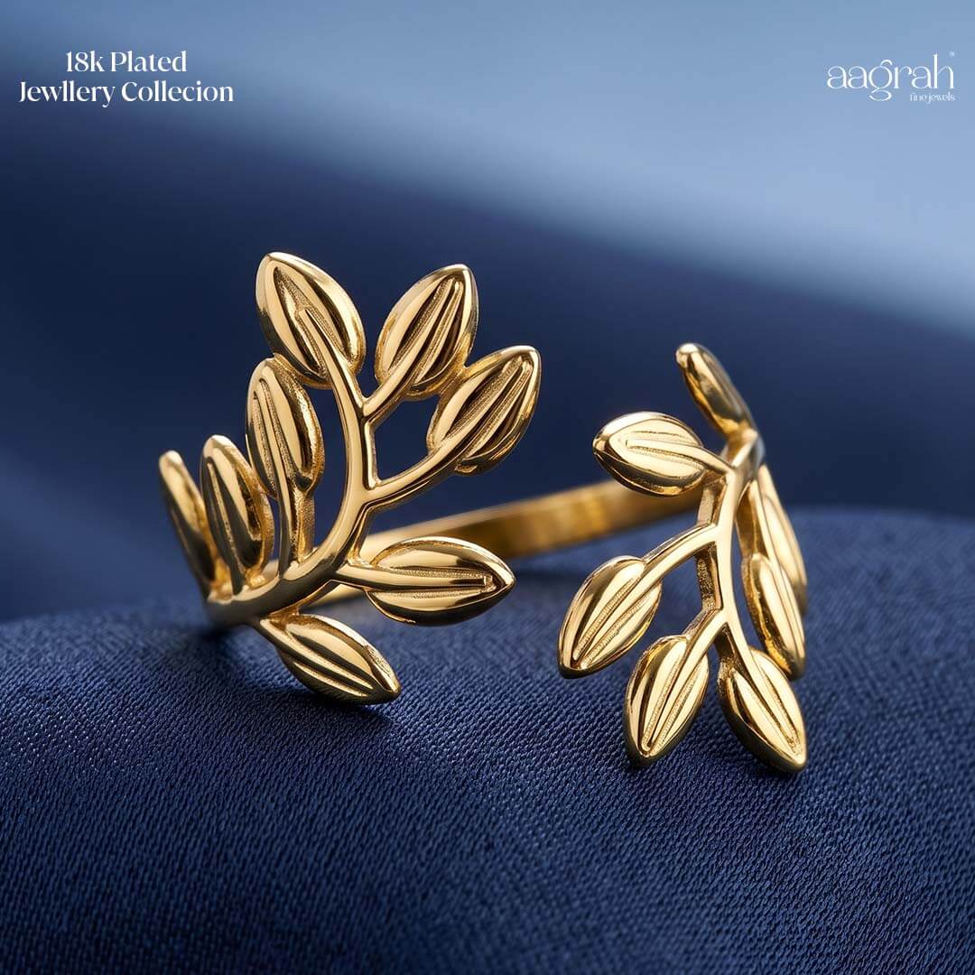 The Olive Bloom Adjustable Ring