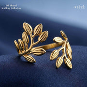 The Olive Bloom Adjustable Ring