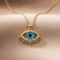 The Radiant Evil Eye Pendant Necklace