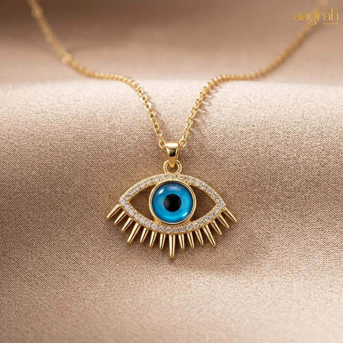 The Radiant Evil Eye Pendant Necklace