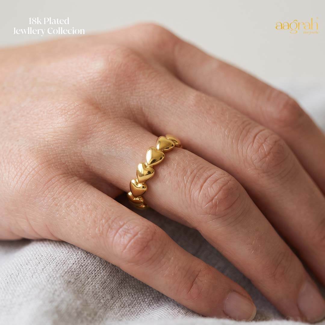 The Forever Hearts Adjustable Ring
