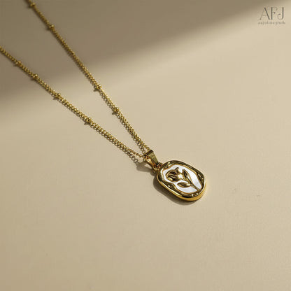 Timeless Rose Gold Plated Pendant Necklace