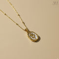 The Golden Bloom Pendant – Gold-Plated Rose Necklace