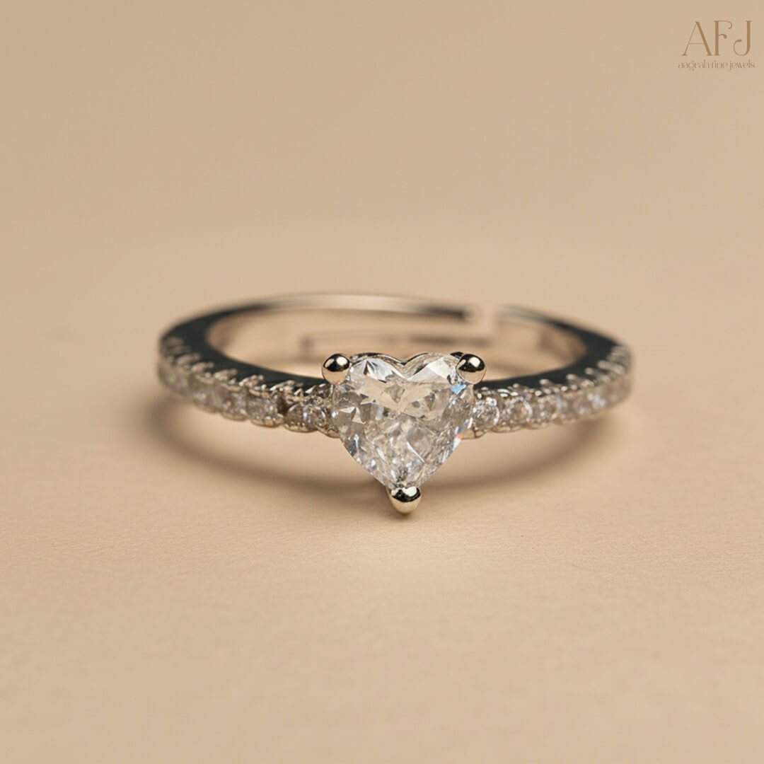 The Eternal Heart Adjustable Ring
