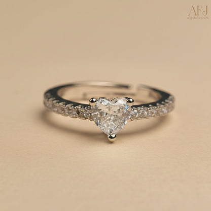The Eternal Heart Adjustable Ring