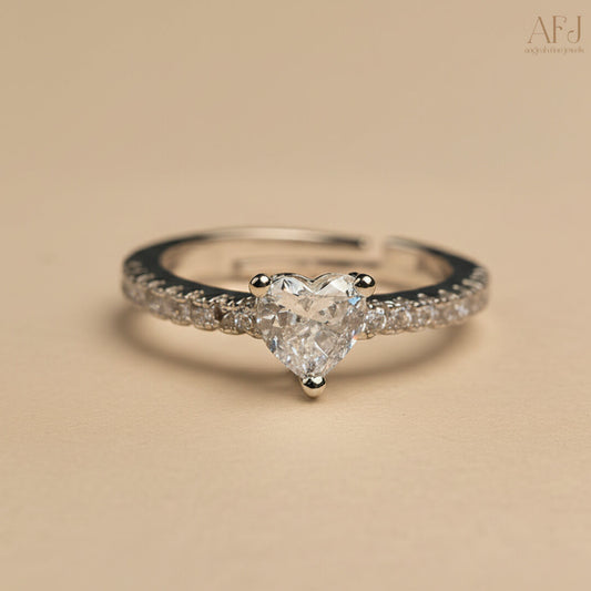 The Eternal Heart Adjustable Ring