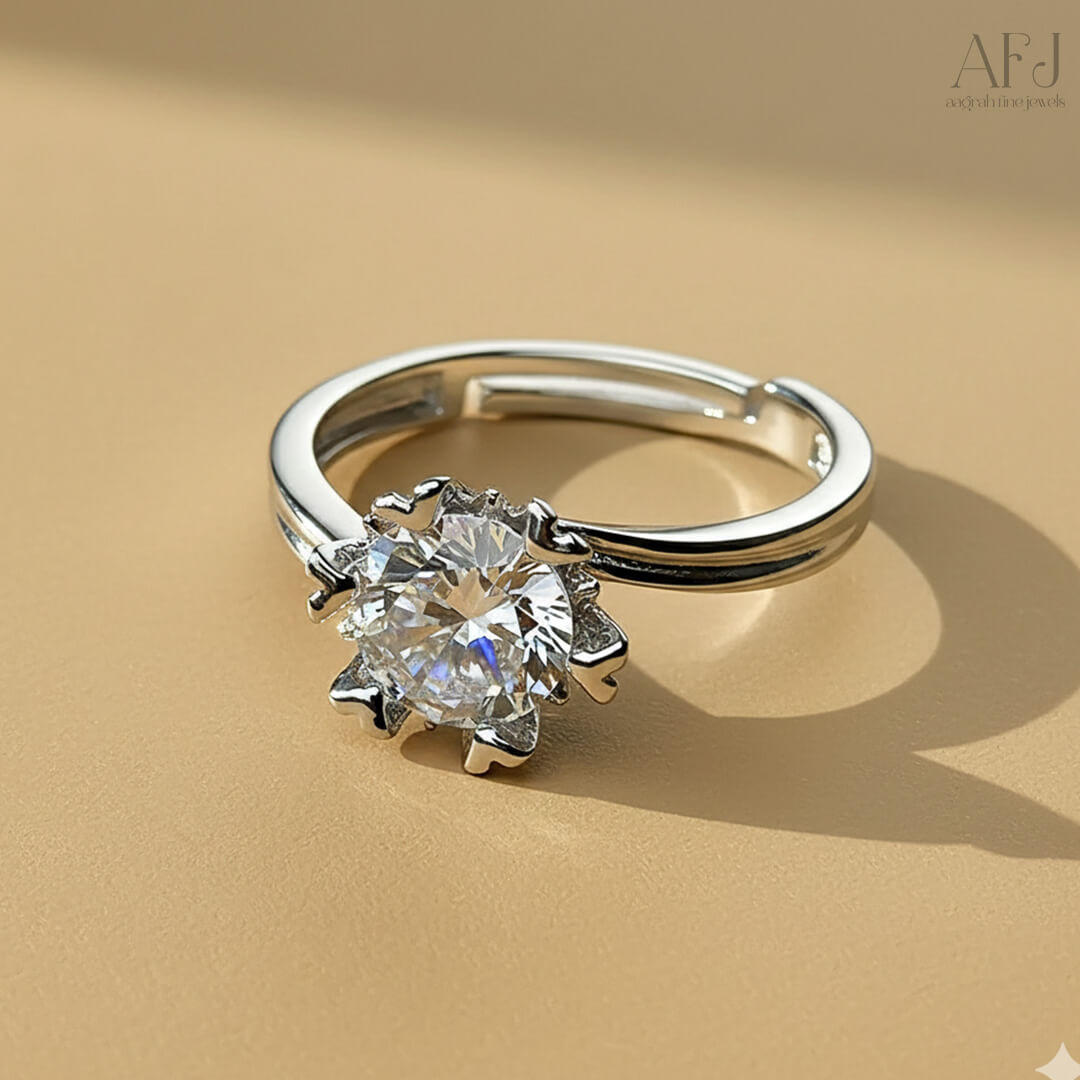 Elara Spark Solitaire Ring