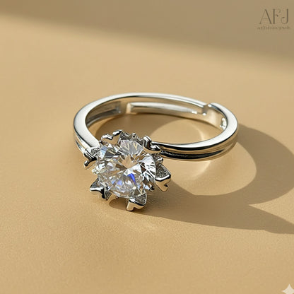 Elara Spark Solitaire Ring