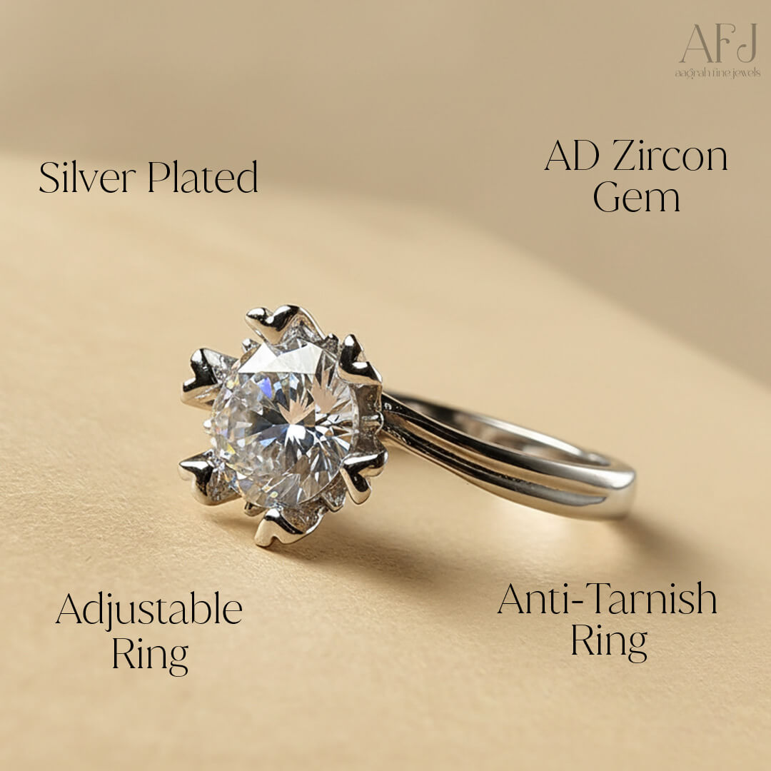 Elara Spark Solitaire Ring